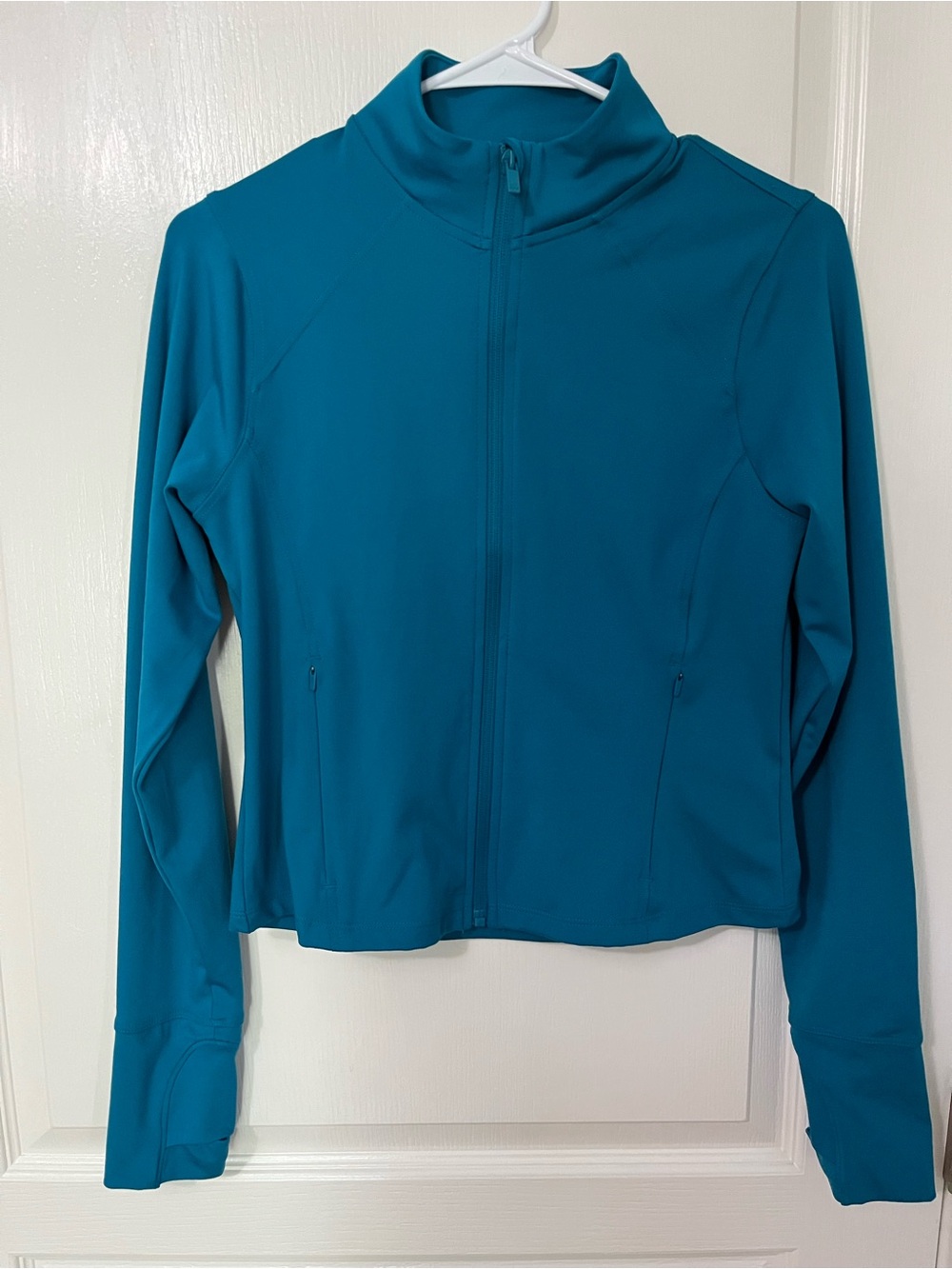 all in motion Teal Full-Zip Utility Jacket